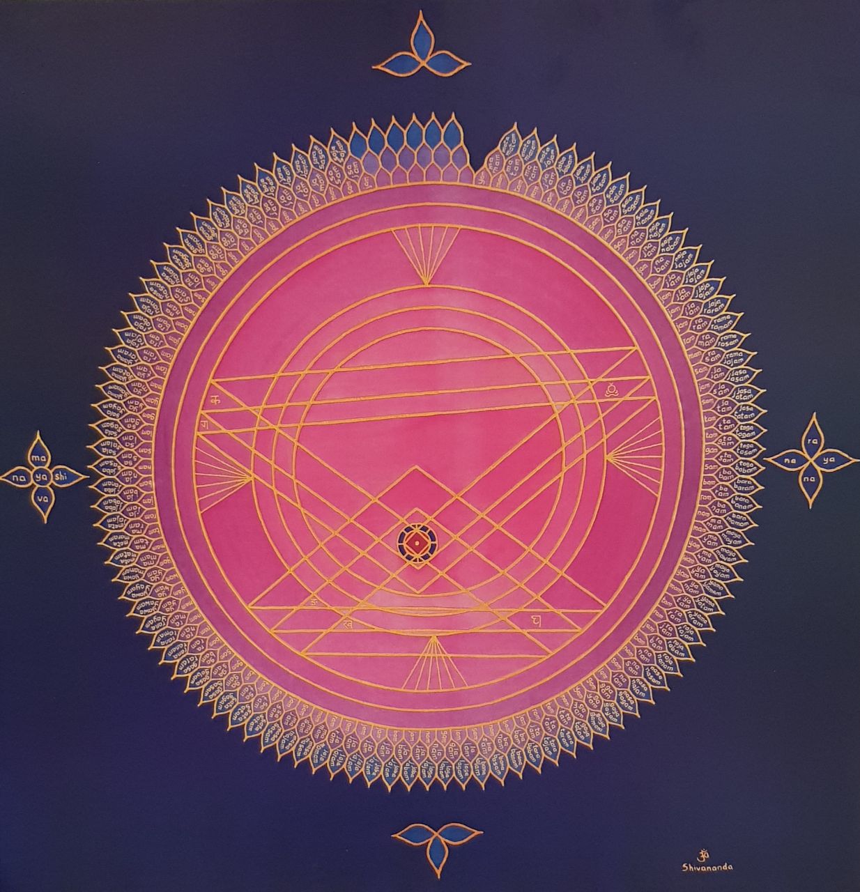 Shri Chakra Yantra - eine Manifestation der kosmischen Muttergöttin Shakti